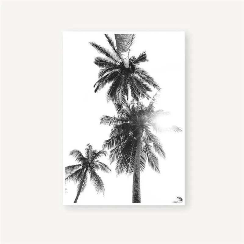 

Coconut Tree Seascape Art Canvas Painting Nordic Print And Poster Decoration Wall Picture For Living Room Home Decor Unframed