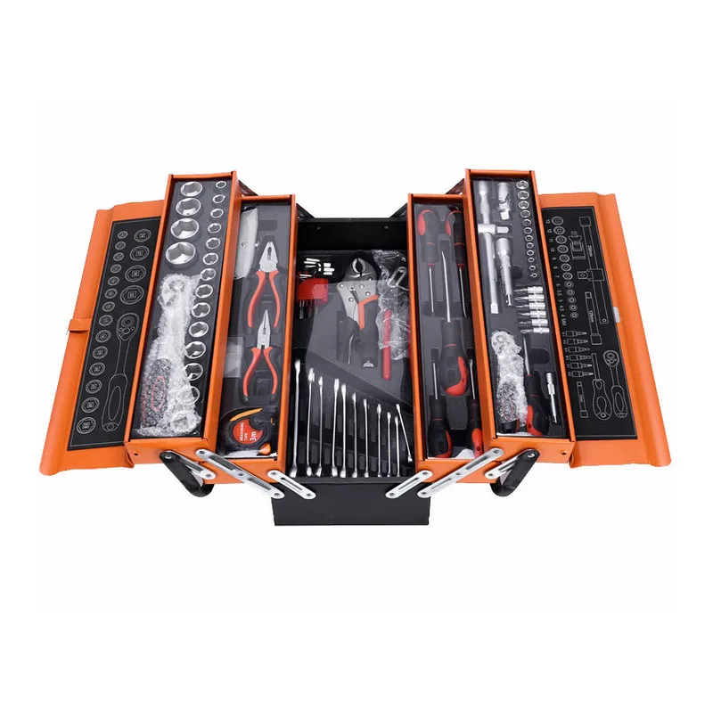 

85-piece Car Machine Repair Tool Set,General Household Hand Tool Kit with Toolbox Storage Case Socket Wrench Screwdriver Knife