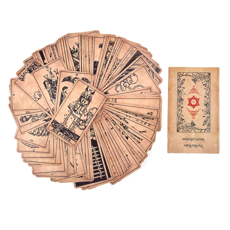 

Новинка коллекция Таро-карт The Neo Rider, колода для гадания, версия на английском языке, 55 листов/коробка