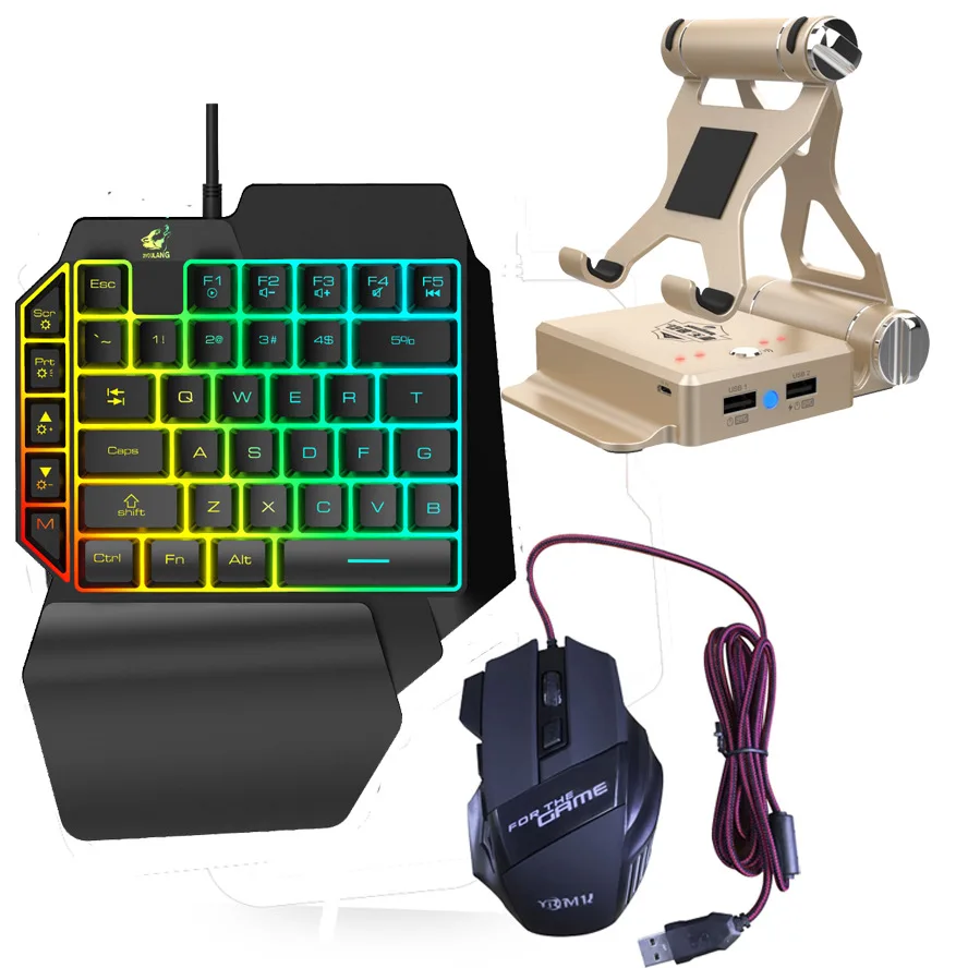 3 Set GameSir X1 Battle Dock PUBG мобильный контроллер подставка для джойстика док-станция FPS игры клавиатура мышь легенды геймпад Бесплатный огонь - Цвет: 3 Set