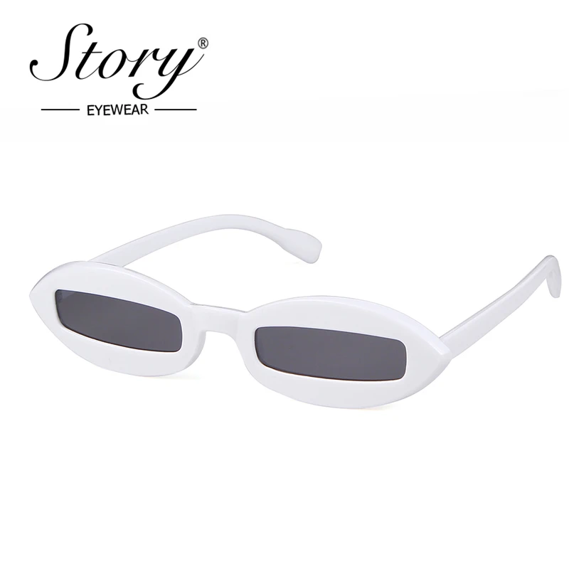 Модные солнцезащитные очки STORY 2018 женские небольшие овальные в стиле ретро