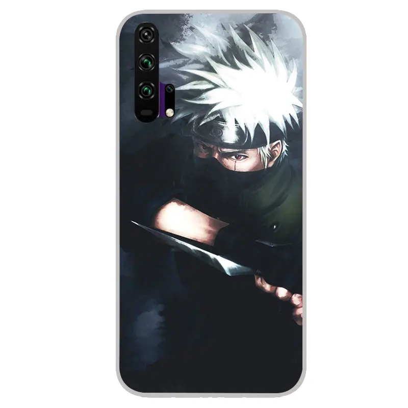 Silicon Cases For Huawei Honor 10 9 8 Lite 20 Pro 7A 7C 8X V20 V10 V9 naruto Kakashi TPU Silicone Cover case |