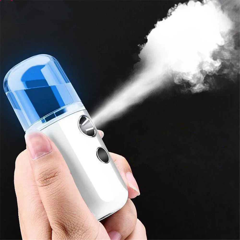

Portable Mini Nano Face Steamer USB Nebulizer Facial Sprayer Humidifier Hydrating Anti-aging Wrinkle Women Skin Care Machine