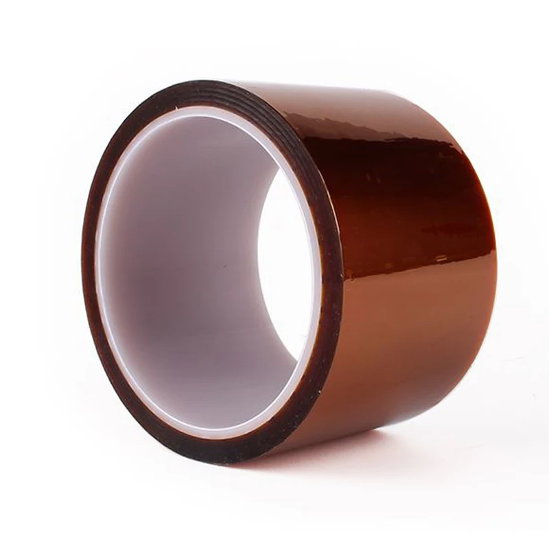 Клейкая лента для электронной промышленности полиимидная термостойкая золотая 1