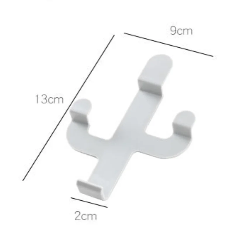 Крючки в форме кактуса самоклеящиеся стеллажи для одежды витрины держатель