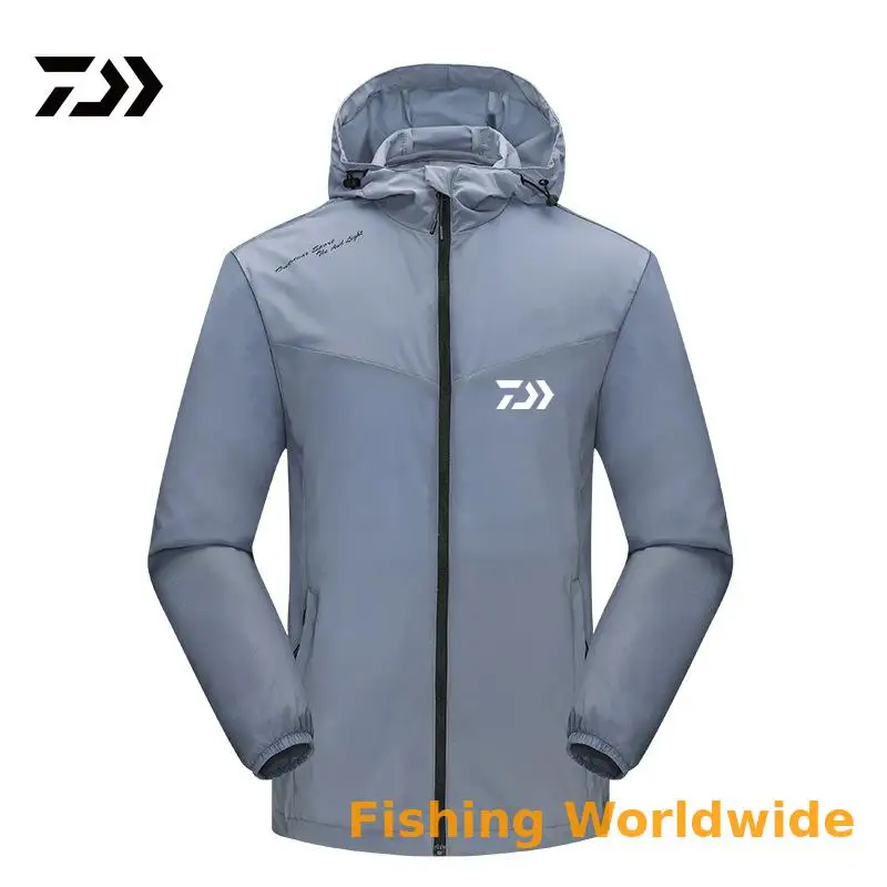 Новое поступление мужские куртки DAIWA для рыбалки летние и осенние тонкие дышащие