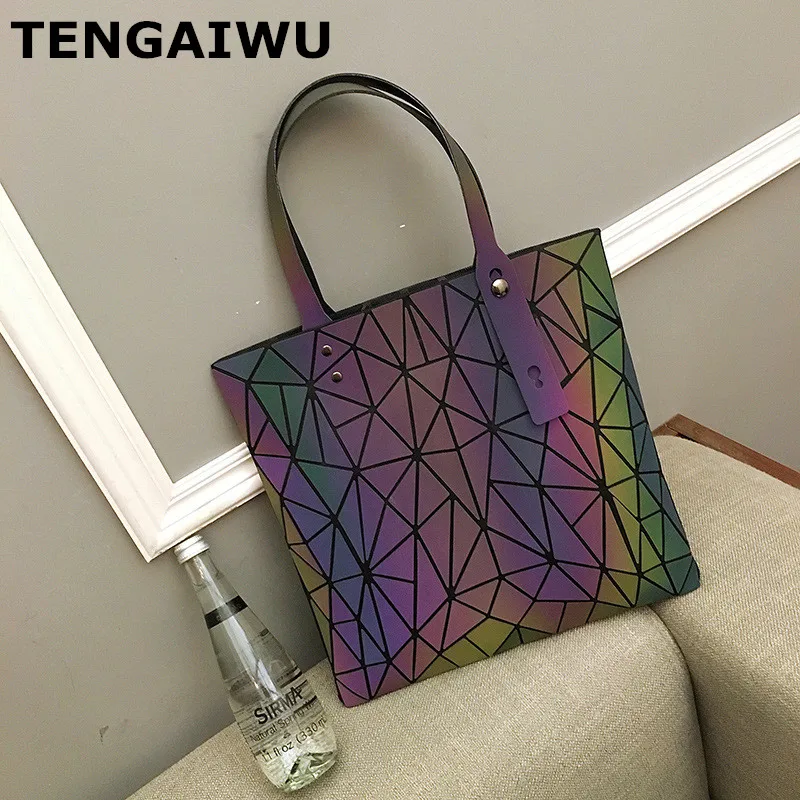 Новые сумки женские сумка с геометрическим рисунком блестки зеркальные