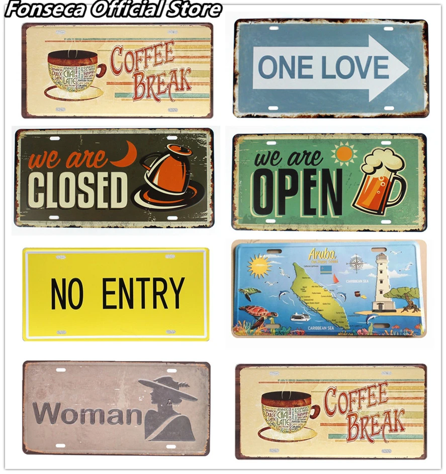 Металлическая Жестяная Табличка для украшения паба бара гаража кофе/маршрут 66 |