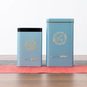 Упаковка Xin Jia Yi, металлическая двойная крышка для Шоколадных Бобов, жестяная банка для еды