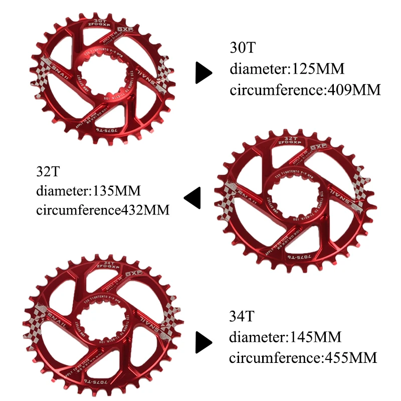 Улитка MTB Chainset смещение 6 мм 30T/T 32/34T передняя Звездочка 170 горный шатун для