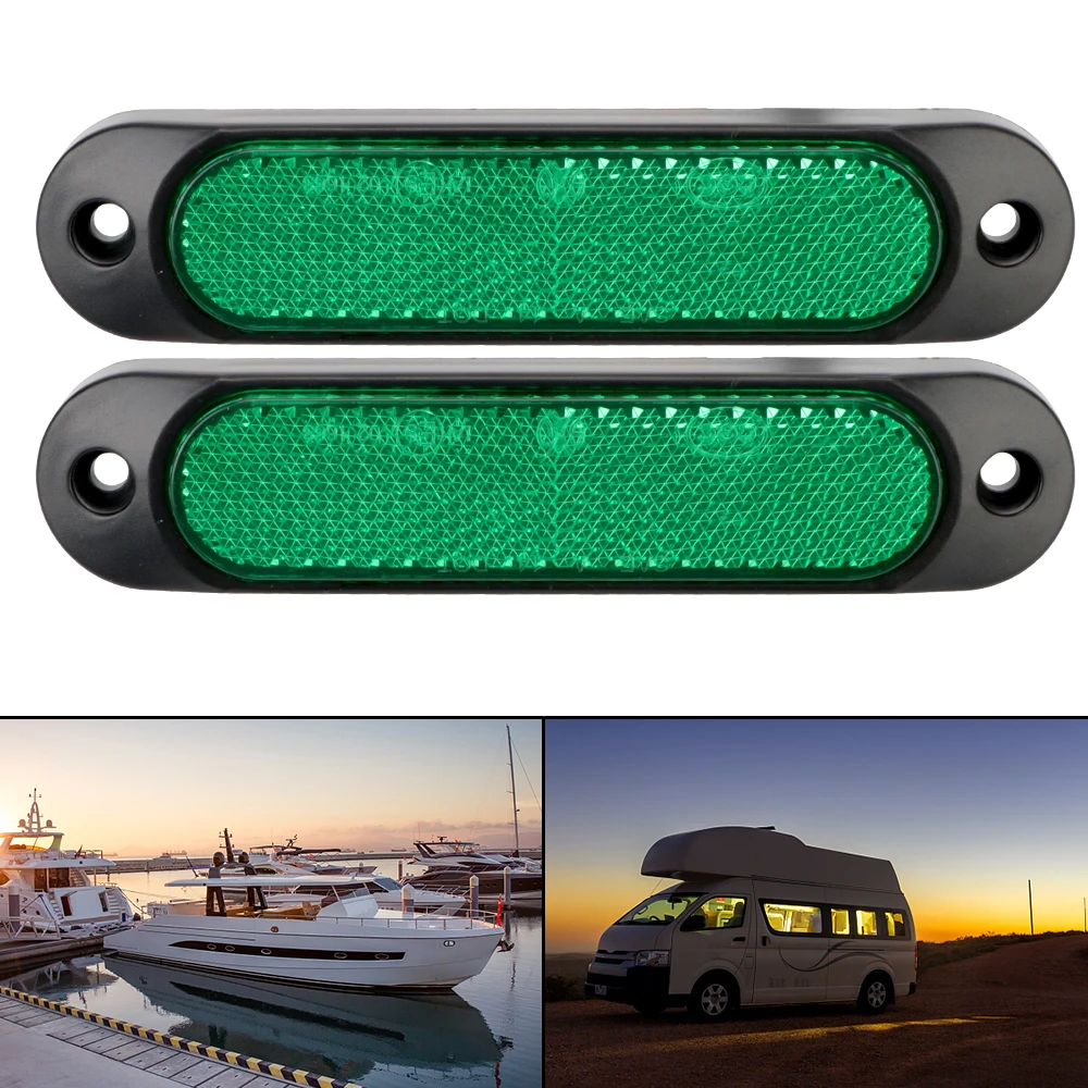 

RV Lights E9 Reflector Marine Yacht Side Light Marker Lamp 27 LEDs Constant + Strobe Lighting 1 Pair