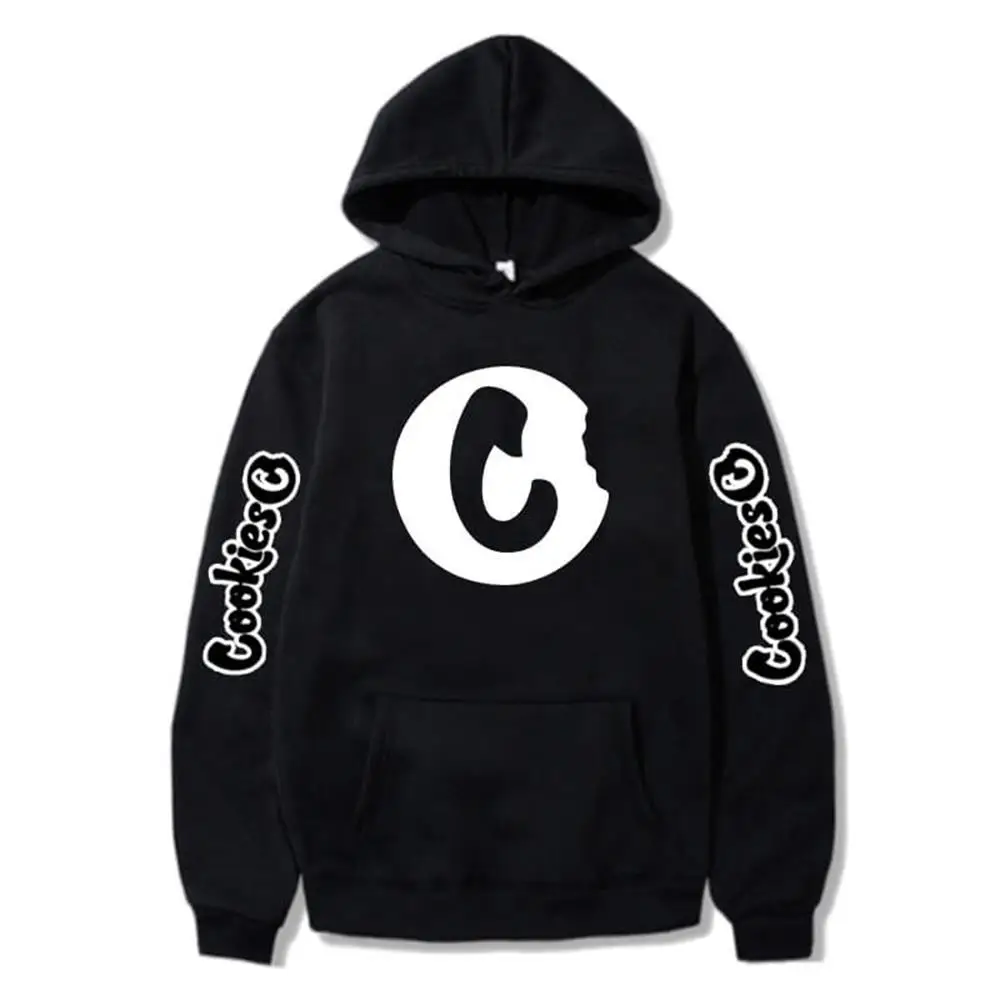 

Fashion Cookies Letter Printing Men's Sweater Autumn Oversized O-neck Men Hoodie Street Tide New Harajuku Style Tops