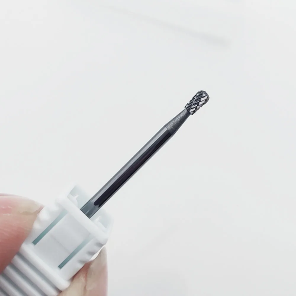 

Carbide Nozzle Small Round Remove Cuticle Nail Drill Bit Milling Cutter For Nail Art Salon Electric Drill Manicure Machine