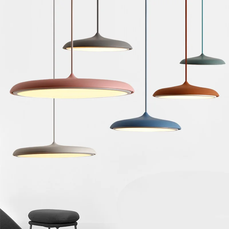 Художественная Подвесная лампа для ресторана современный простой дизайн