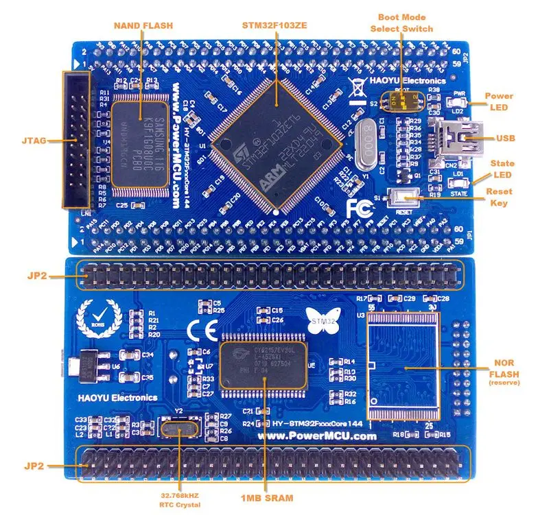

ST STM32F103, STM32F103ZE