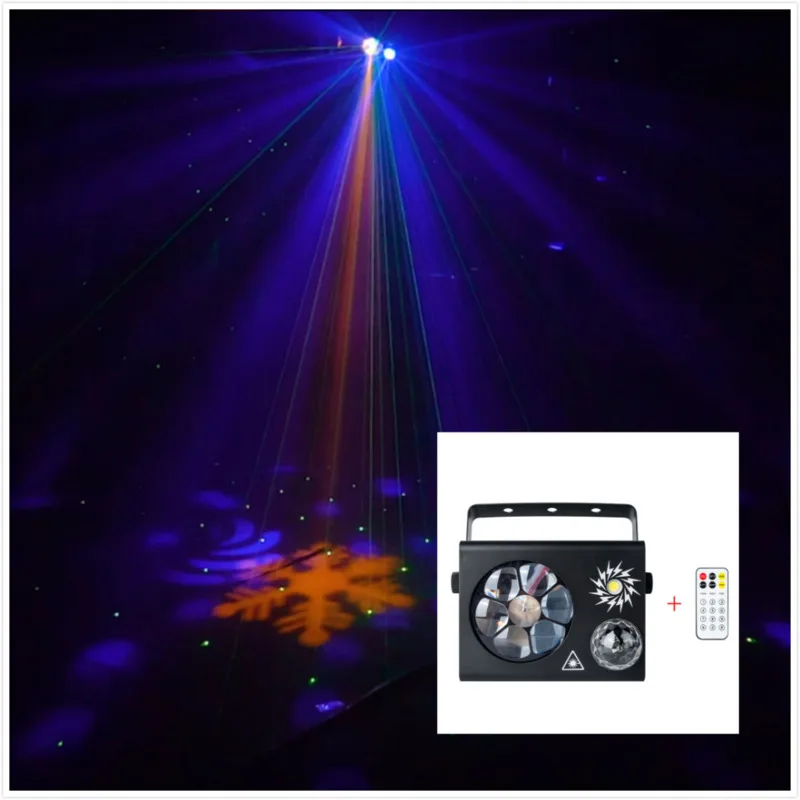 Светодиодный вечерние светильник 4in1 сценический влияние RGB магический шар