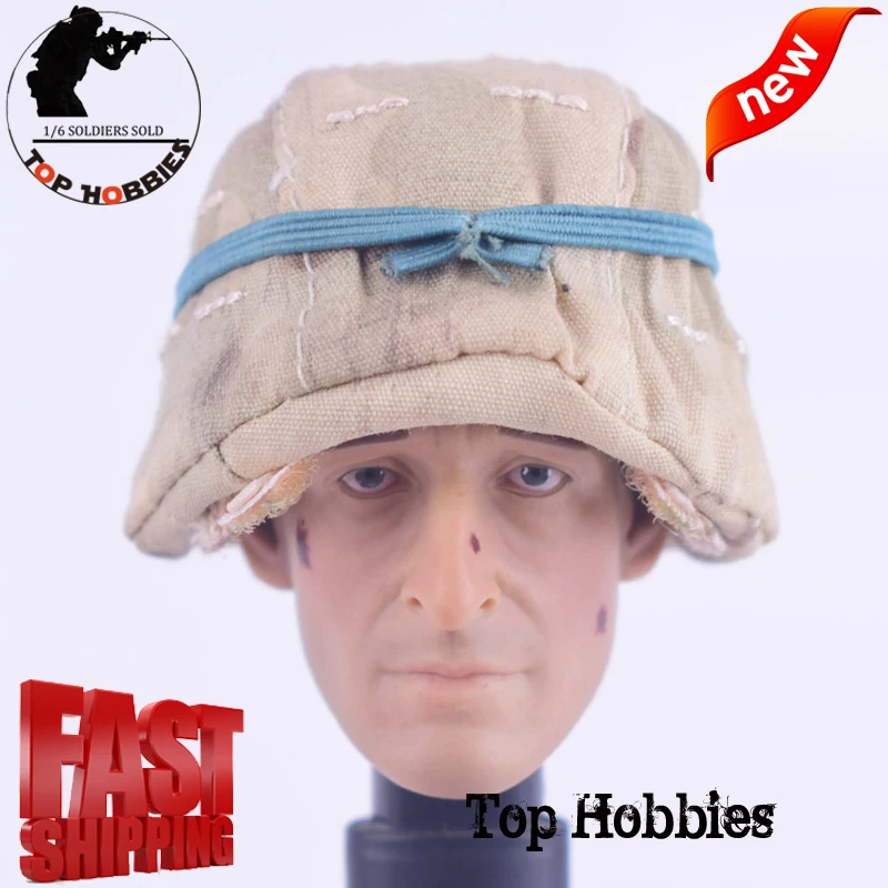 

1:6 Scale DML Veyron Modern US Army Soldier WWII Army Cloth Helmet With Cover Hat Fit 12" Military Action Figure Toys Accessorie