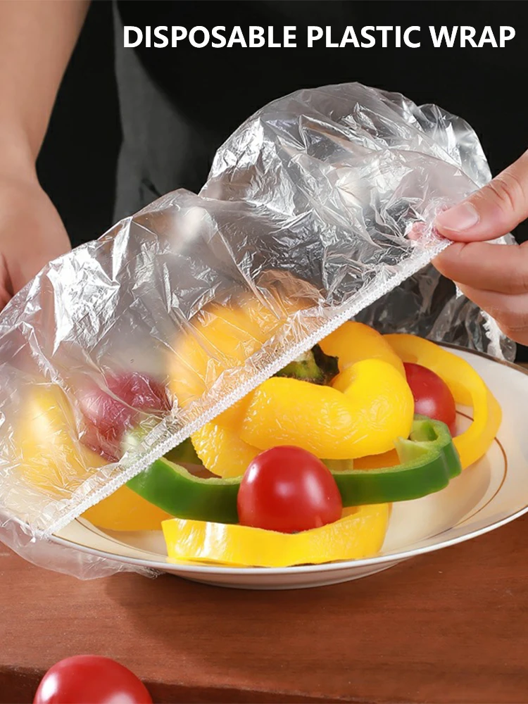 

100pcs Food Wrapper Reusable Durable Elastic Stretch Kitchen Food Fresh Seal Storage Covers for for Leftover and Meal Prep