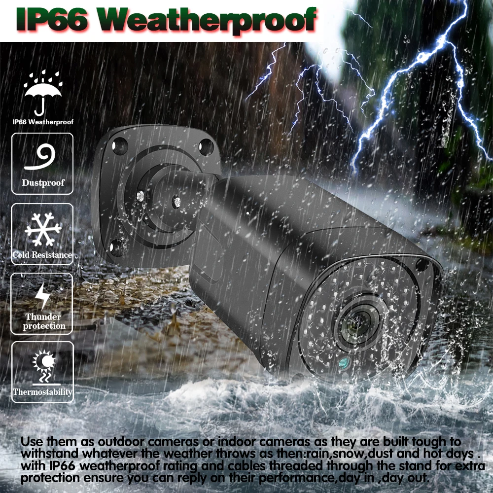 

RJ45 POE IP Camera in Surveillance camera HD 5.0MP 2592*1944P Email Alert XMEye ONVIF P2P Motion&Face Detection RTSP DC12V&48V