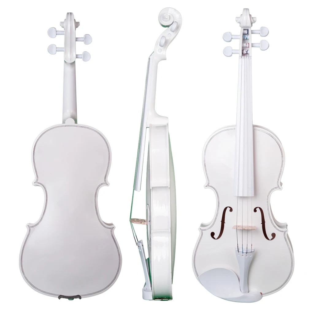 

4/4 Acoustic Wooden Violin Fiddle Set Maple Spruce with Case Bow Rosin -