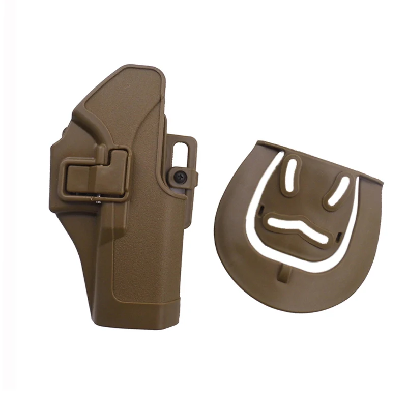 Sand Тактический Военный Пистолет Кобура чехол для Glock 17 19 22 23 31 32 страйкбол Для Пистолетов Glock поясной ремень охотничьи уличные аксессуары - Цвет: Sand
