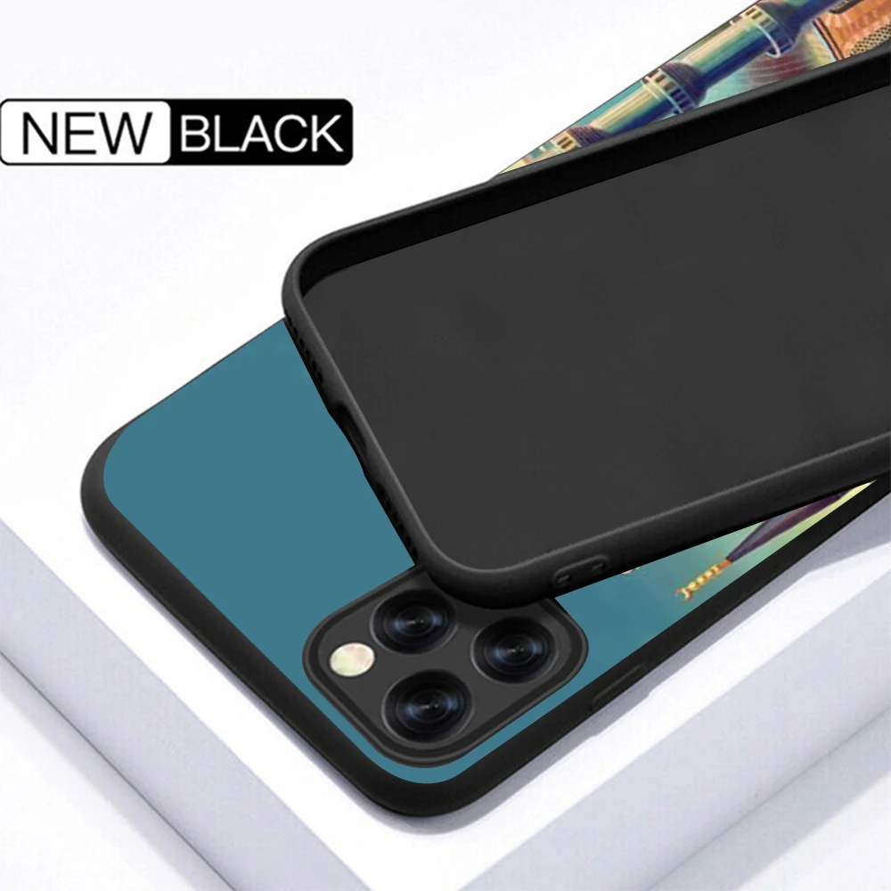 Чехлы для телефонов IPhone 13 с турецким дорожным постером чехлы 8 7 6 6S Plus X SE XR 11 12 Pro Mini