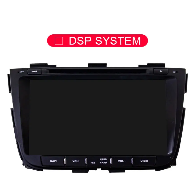 NO DSP JDASTON Android 9,0 Автомобильный мультимедийный плеер для kia Sorento 2013 wifi DVD CD gps навигация 2 Din автомагнитола стерео 4 Гб ram SD - Цвет: NO DSP