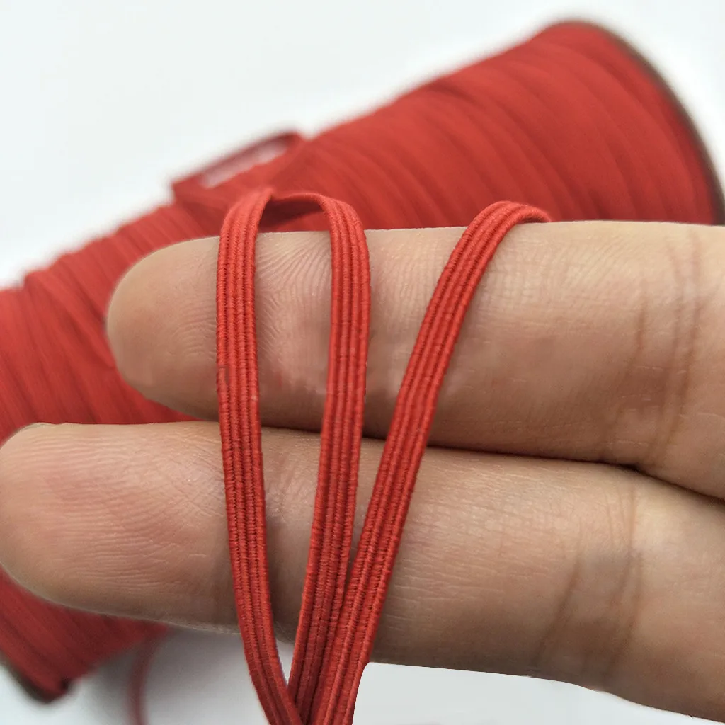 3 мм сделай сам плетеная эластичная лента многоцелевой рукав узкий боковой шнур