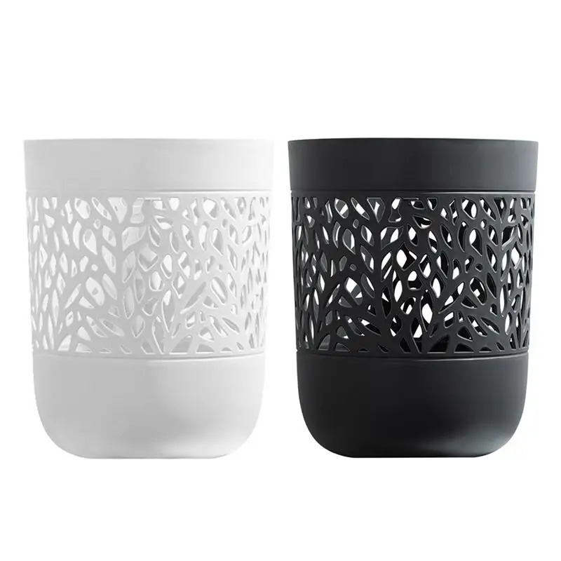 

2Pcs Garbage Container Waste Holder Trash Can Garbage Can for Decor Storage Home