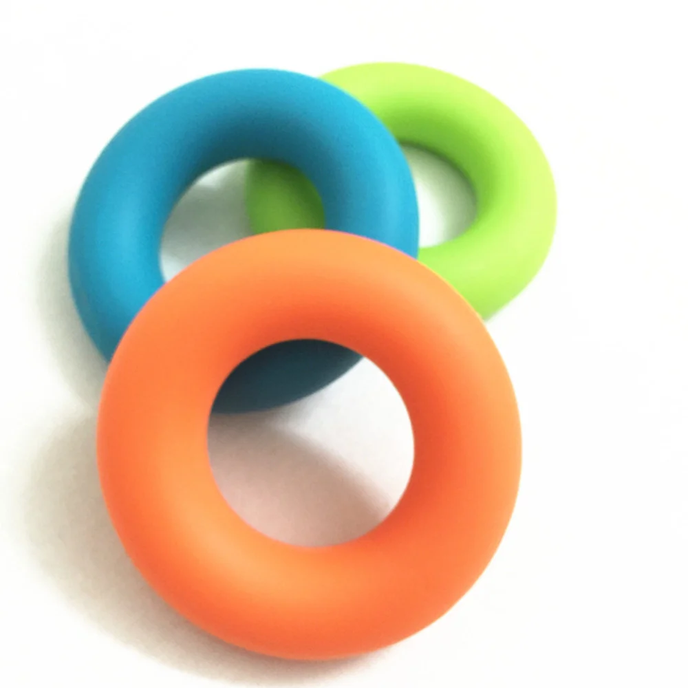 

6PCS 30LB 40LB 50LB Silicone Grip Rings Exercise Hand Strengthener for Relief Recovery (Green Blue Orange)