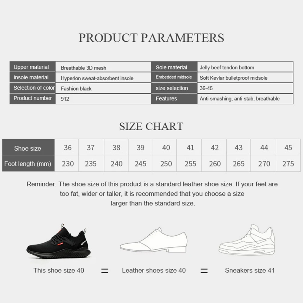 Новые модные Противоударные Защитные рабочие ботинки с защитой от проколов