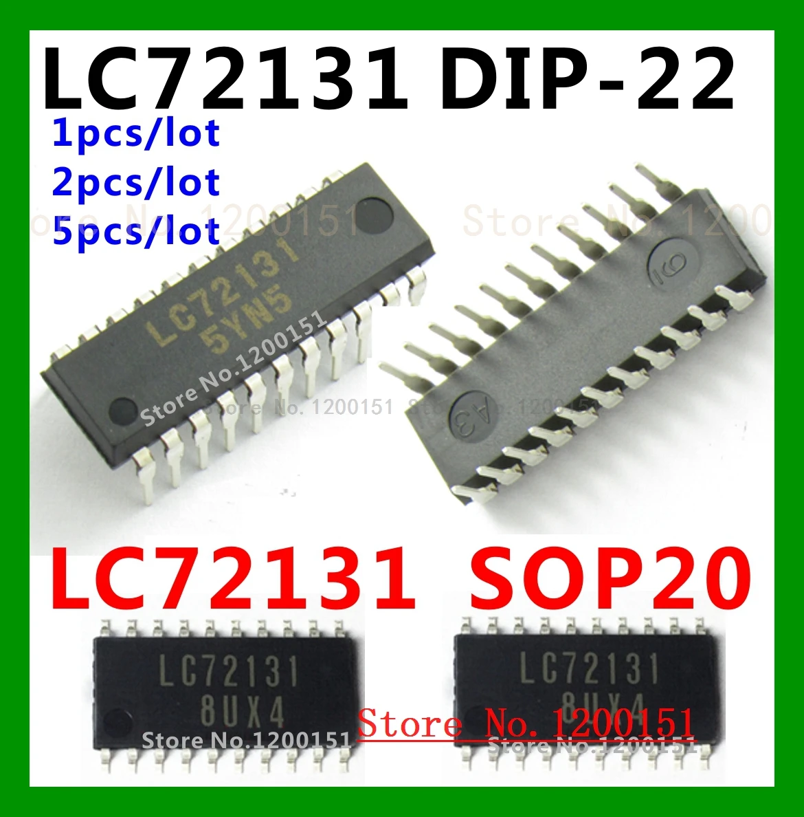 LC72131 LC72131D E DIP 22 LC72131MD TLM SOP20|Интегральные схемы| |