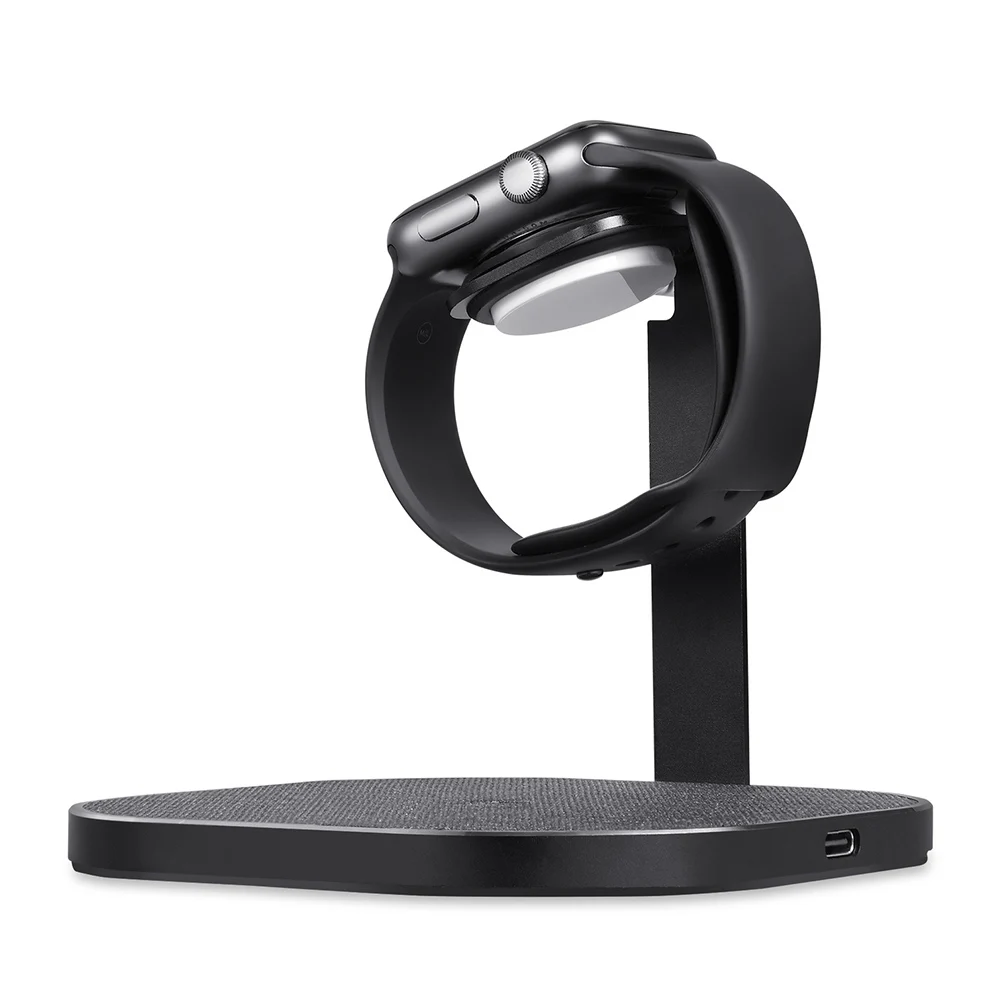 2 в 1 Беспроводное Зарядное устройство Док-станция Быстрая Зарядка адаптер для Apple