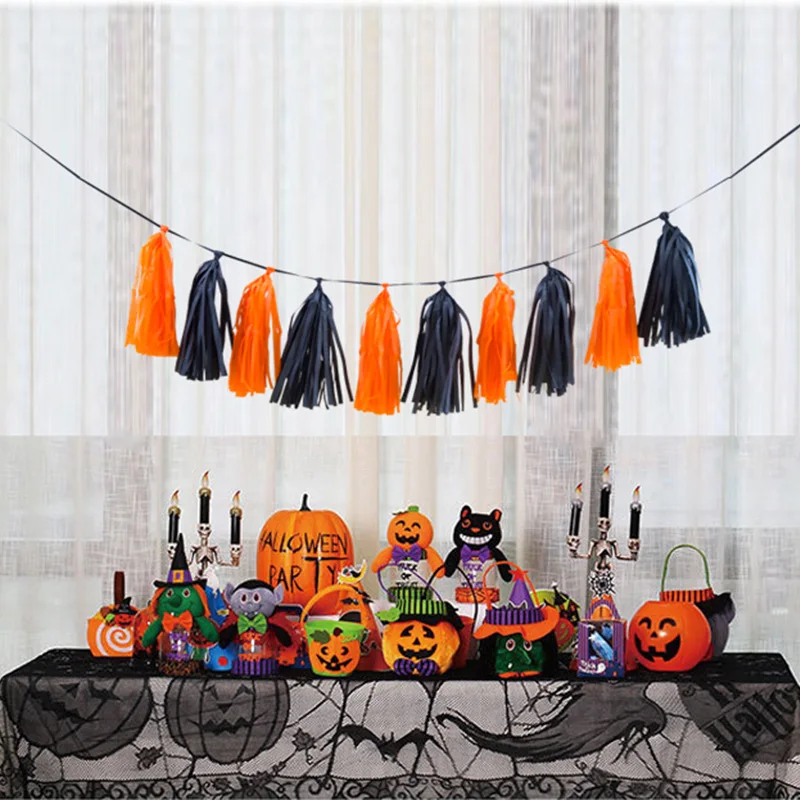 10 шт./компл. бумажные гирлянды с кисточками|Украшения своими руками для