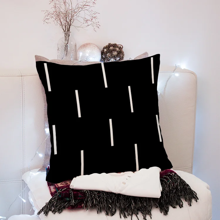 Новинка 2020 чехол для подушки с геометрическим рисунком Простые Модные льняные