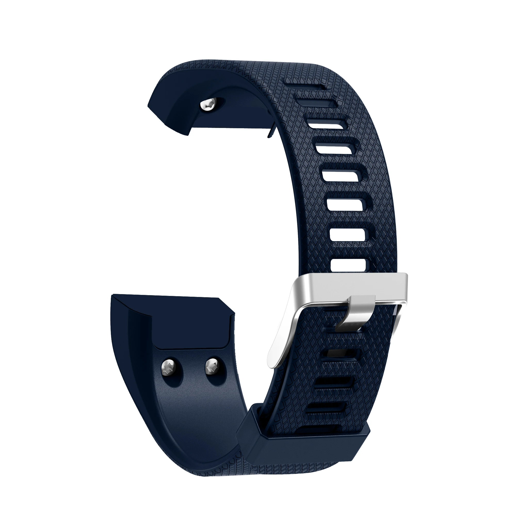 Dark blue Yayuu мягкий спортивный силиконовый браслет ремешок для часов совместимый для Garmin vivosmart HR+ ремешок аксессуары ремешки с инструментом и винтом - Цвет: Dark blue