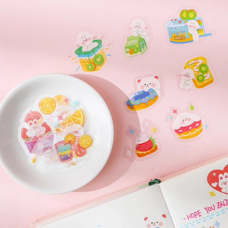 IMeetu наклейки с милыми рисунками Kawaii Канцтовары декоративные в эстетике для