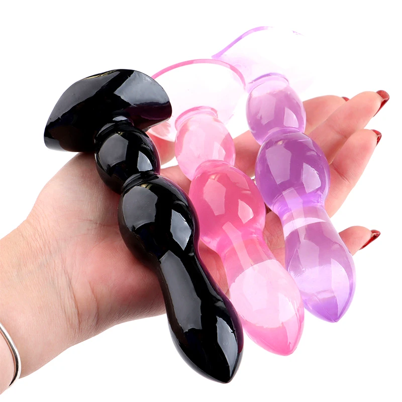 Силиконовые анальные пробки тренировочный фаллоимитатор в виде пули хвост