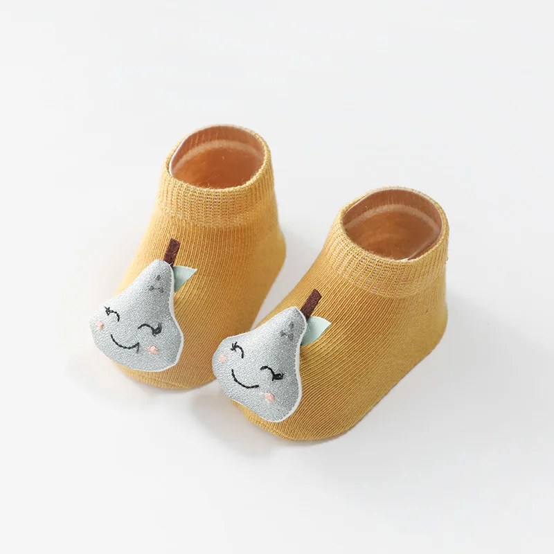 

Baby Girls Boys Cartoon Ankle Socks Cotton Newborn Baby Socks Anti Slip Floor Sock Fruit Design Fashion Summer Spring Autumn