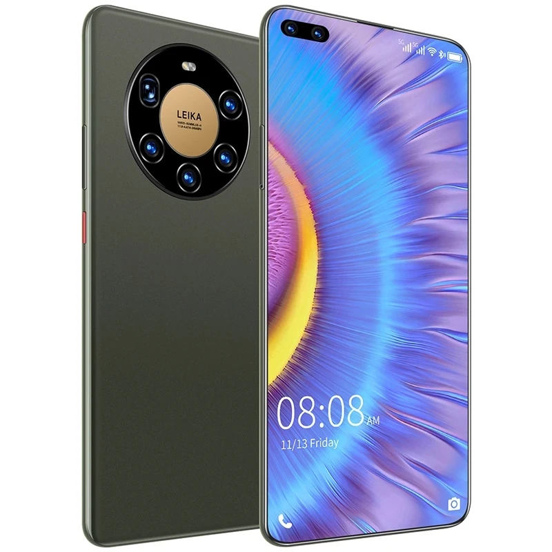 

Mate40Pro+ HAUWE Global Version Smartphone 7.3Inch Full Screen Deca Core 6000mAh 12 512GB 4G LTE 5G Network Mobile Phone