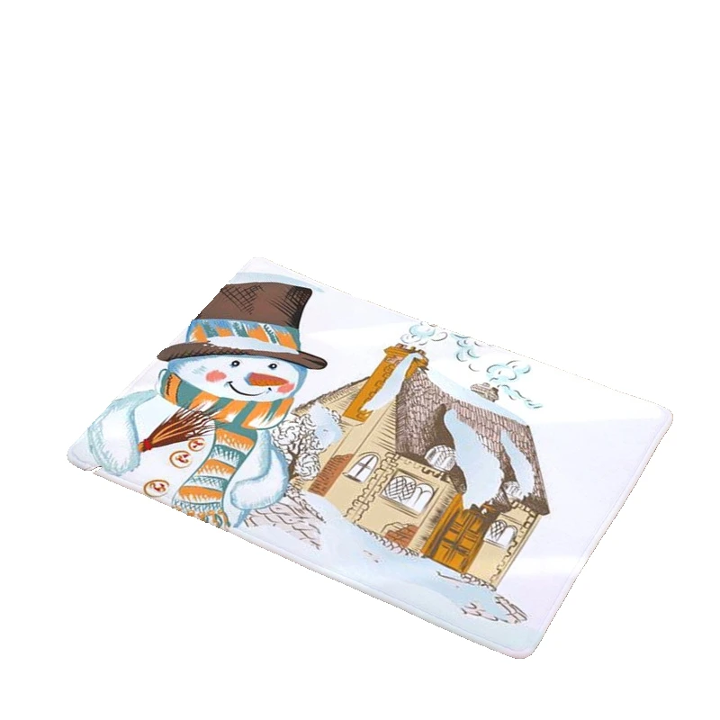 CAMMITEVER Мультяшные Рождественские елки Снеговик динозавр олень коврик для спальни