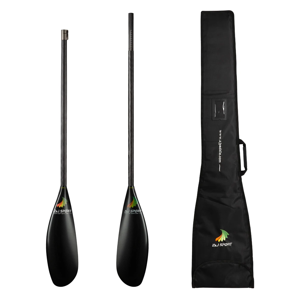 Сверхлегкое весло для Каяка ZJ SPORT из углеродного волокна с овальным валом и