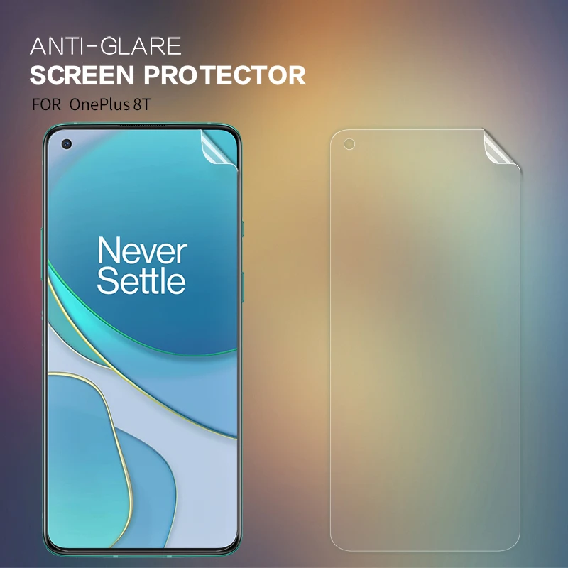 

For Oneplus 8T Anti-glare Screen Protector Matte Anti-fingerprint Protective Film Soft PC Matte Film For Oneplus 8T
