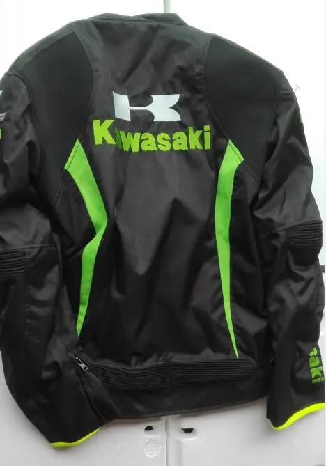 kawasaki Мотоциклы внедорожные мотоциклетные ралли пальто для занятий верховой ездой куртки ветрозащитная одежда двигателя