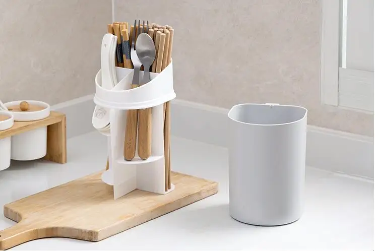 Настенный держатель для палочек с крышкой пыленепроницаемый палочка для еды держатель для столовых приборов сушилка посуда кухонный Организатор утвари