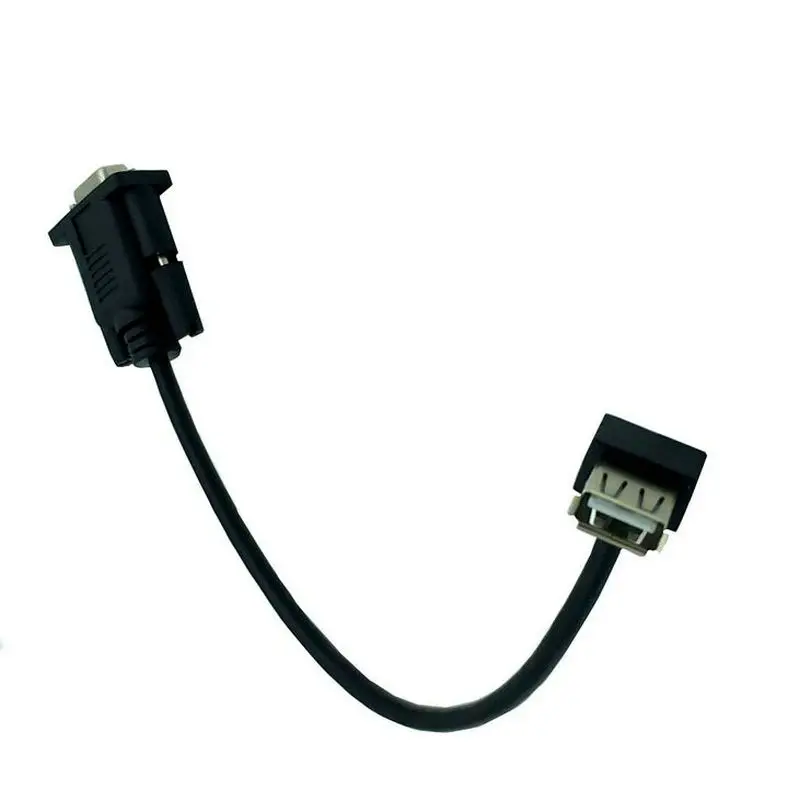 

New RS232 DB9 Female to USB 2.0 A Female Serial Cable Adapter Converter 8" Inch 25cm