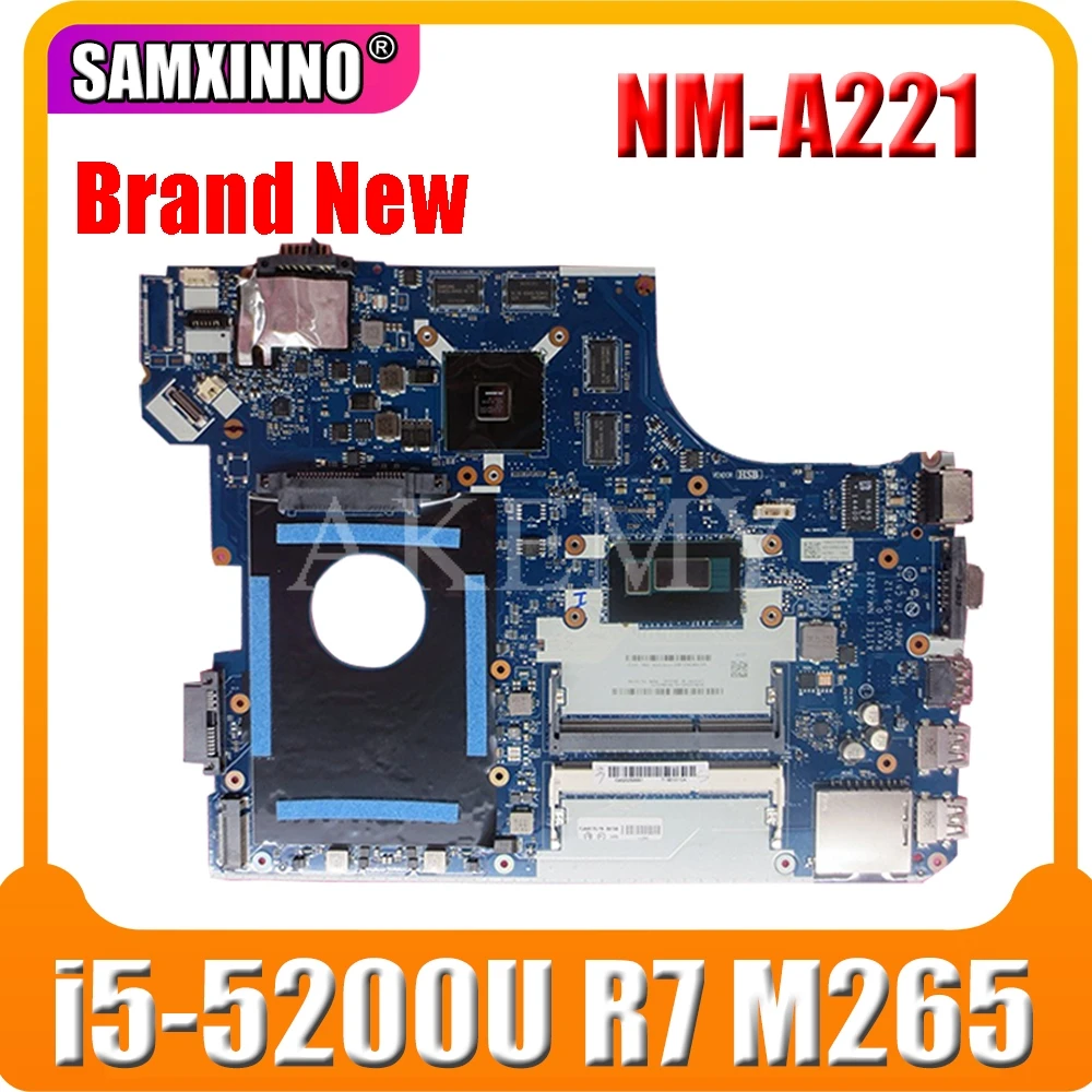 

NEW! For Lenovo Thinkpad E550 E550C NM-A221 Laotop Mainboard NM-A221 Motherboard with i5-5200U CPU R7-M265 GPU