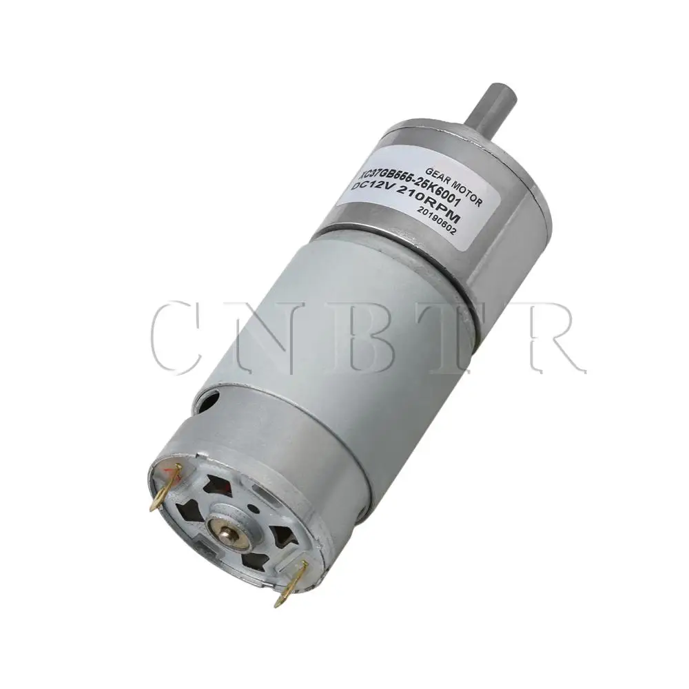 CNBTR 12V DC 210RPM Высокий крутящий момент электродвигатель низкий уровень шума
