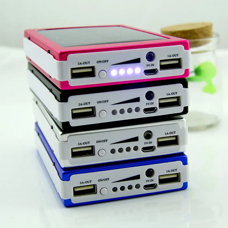 30000mAh Солнечный внешний аккумулятор водонепроницаемый пылезащитный двойной USB