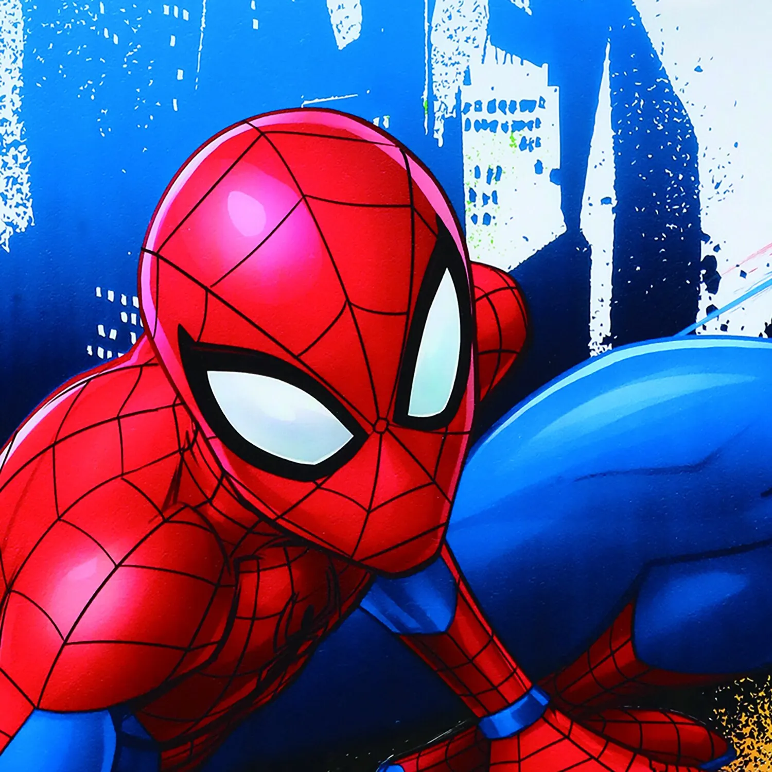 Ледянка MARVEL Человек-Паук классическая 92см. санки плотные зима катание на лыжах